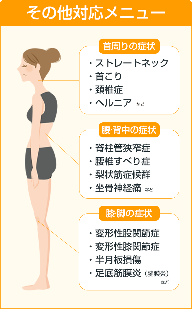 その他対応メニュー